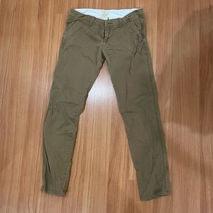 Brown Low Rise Pants